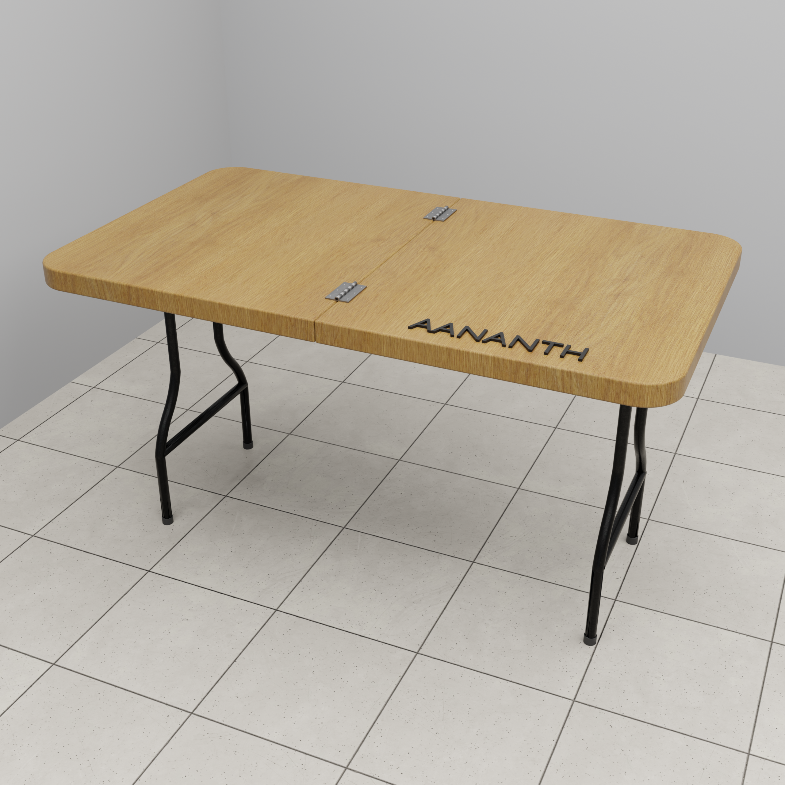 Flex-Fold Portable Utility Table | Space-Saving X-Frame Study & Dining Surface