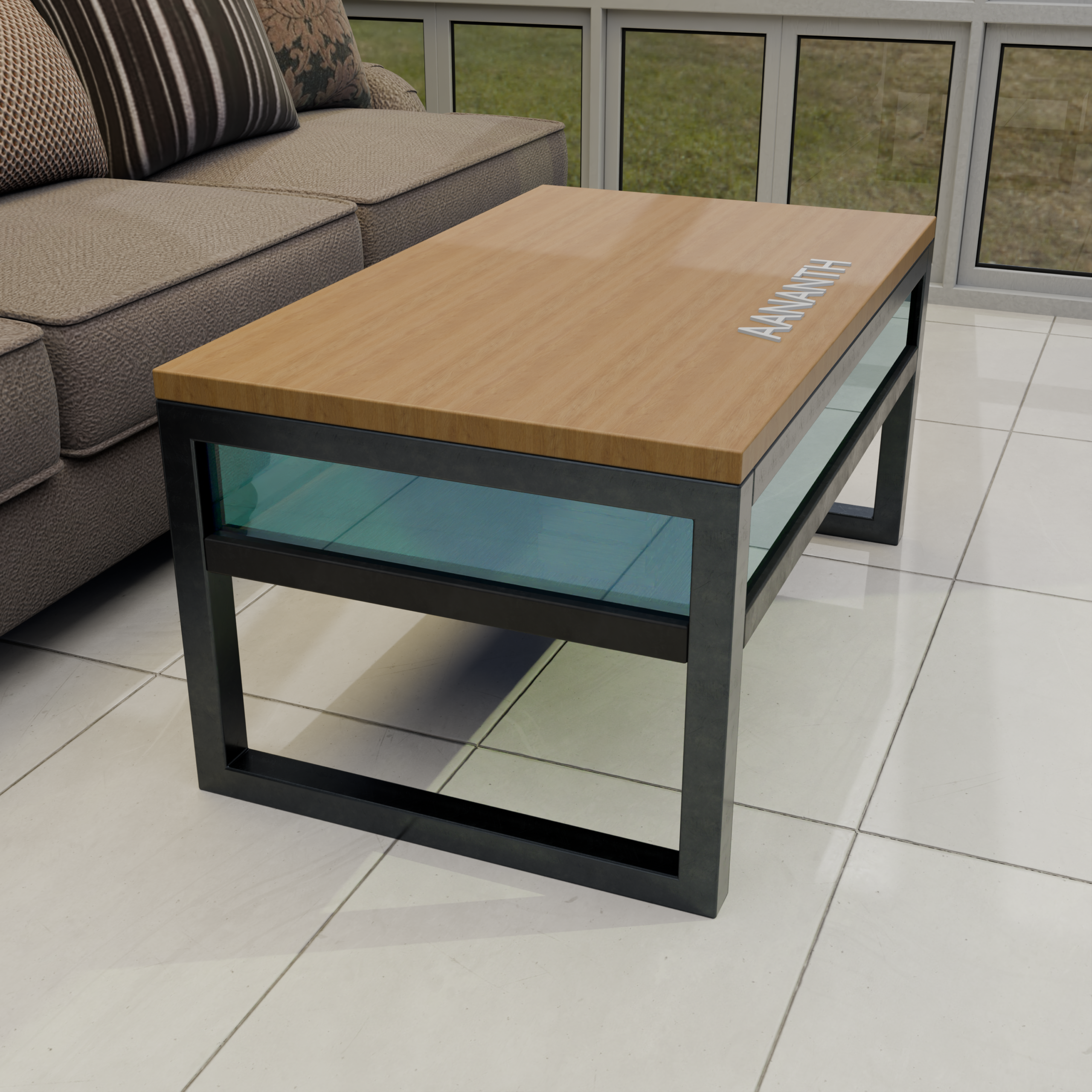 Dual-Tier Lift-Top Coffee Table