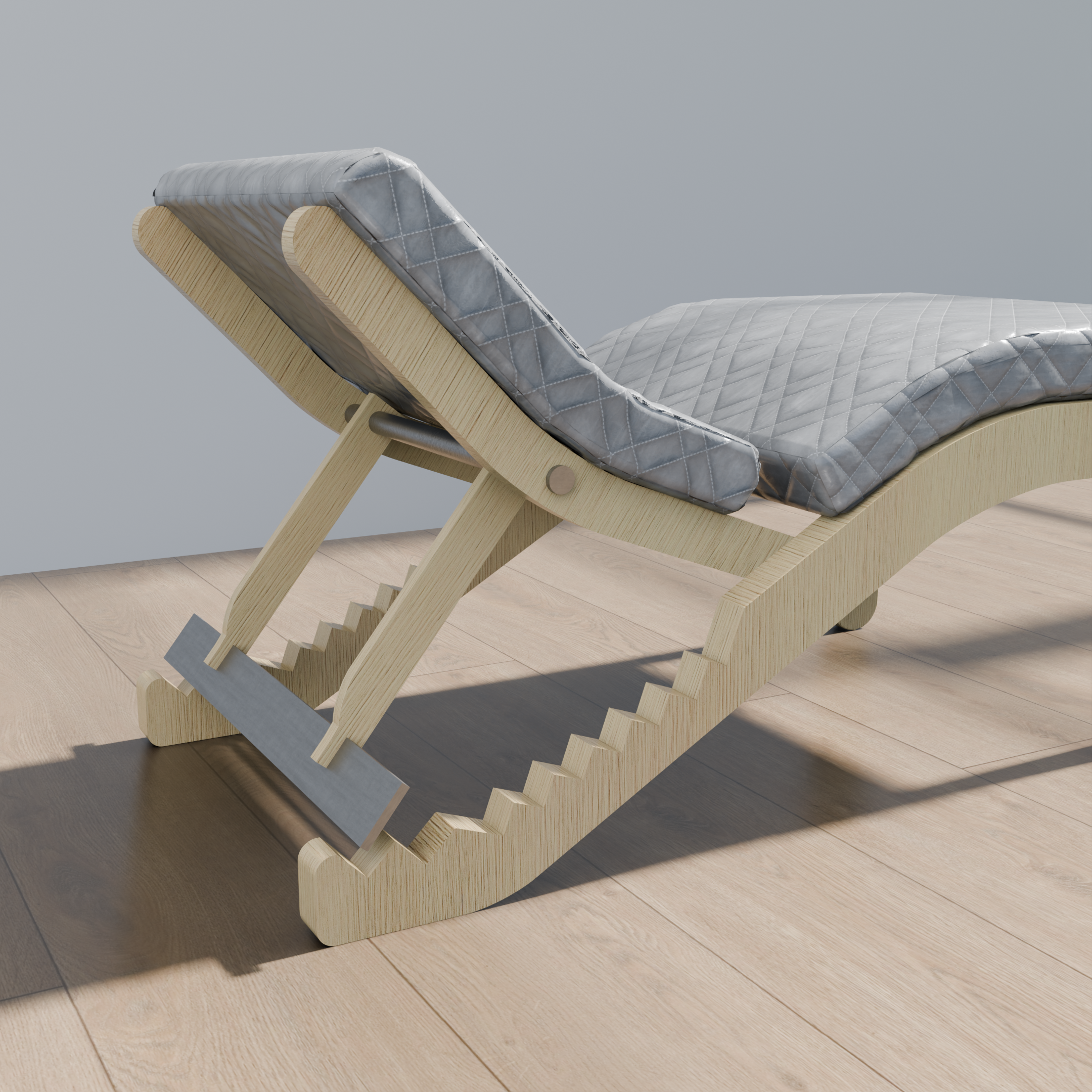 Ergonomic Adjustable Lounge Chair | Multi-Stage Reclining Sunchair