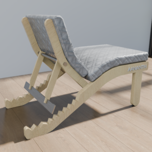 Ergonomic Adjustable Lounge Chair | Multi-Stage Reclining Sunchair