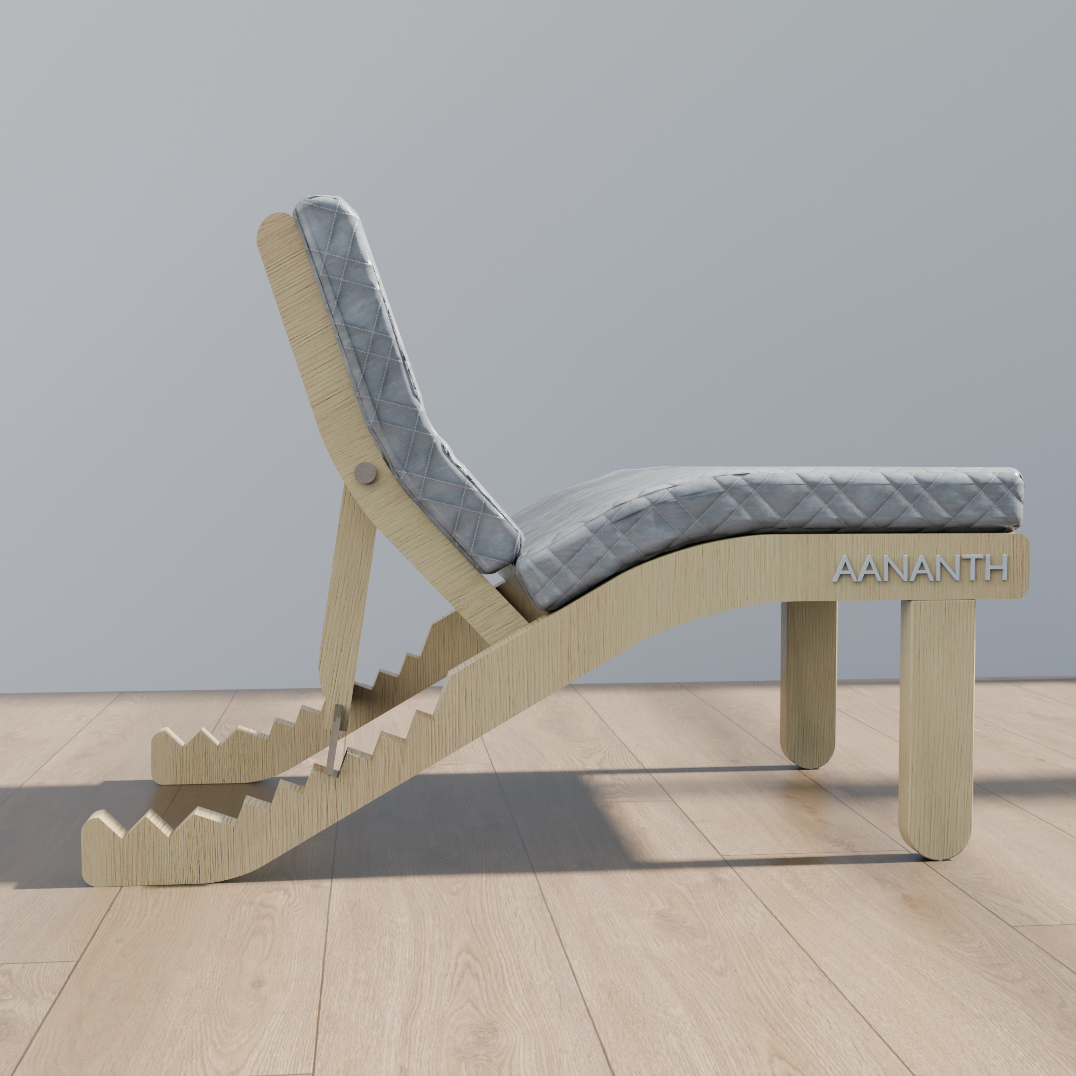 Ergonomic Adjustable Lounge Chair | Multi-Stage Reclining Sunchair