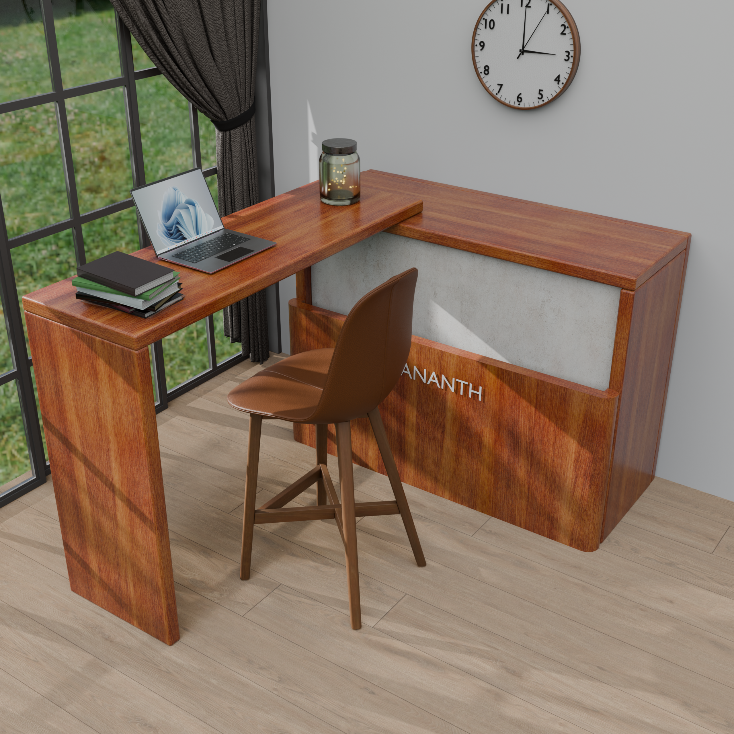 3-in-1 Space-Saving Suite | Convertible Murphy Bed with Rotating L-Shaped Study Desk & Storage Console