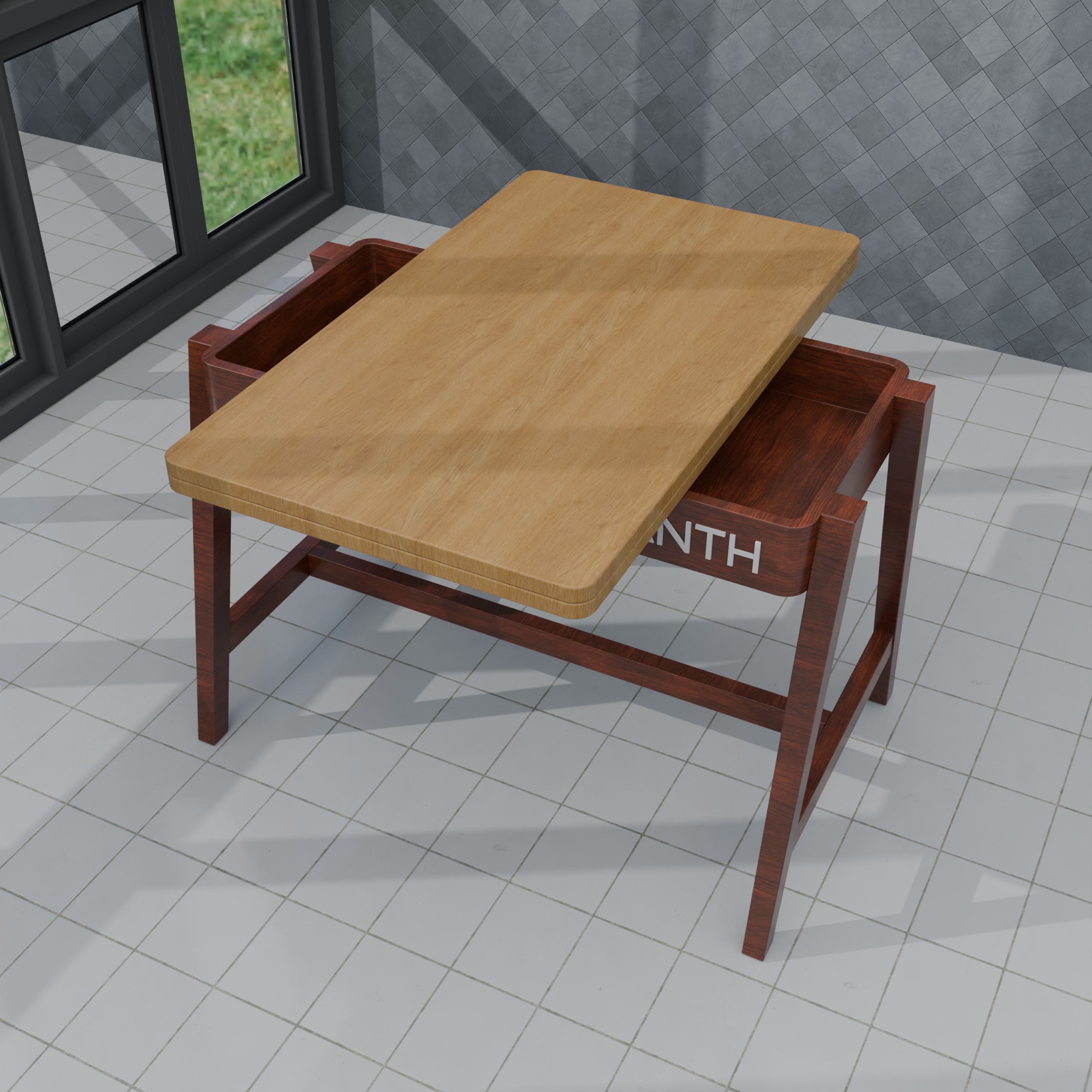 Dual-Mode Expanding Dining Table | Swivel-Top Butterfly Leaf Design