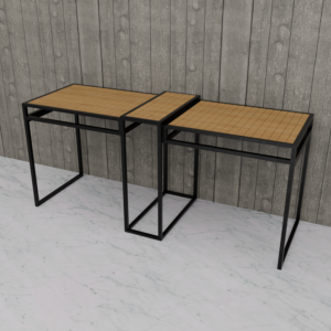Dual-Wing Expandable Workstation | Heavy-Duty MS Pipe & Wood Folding Table