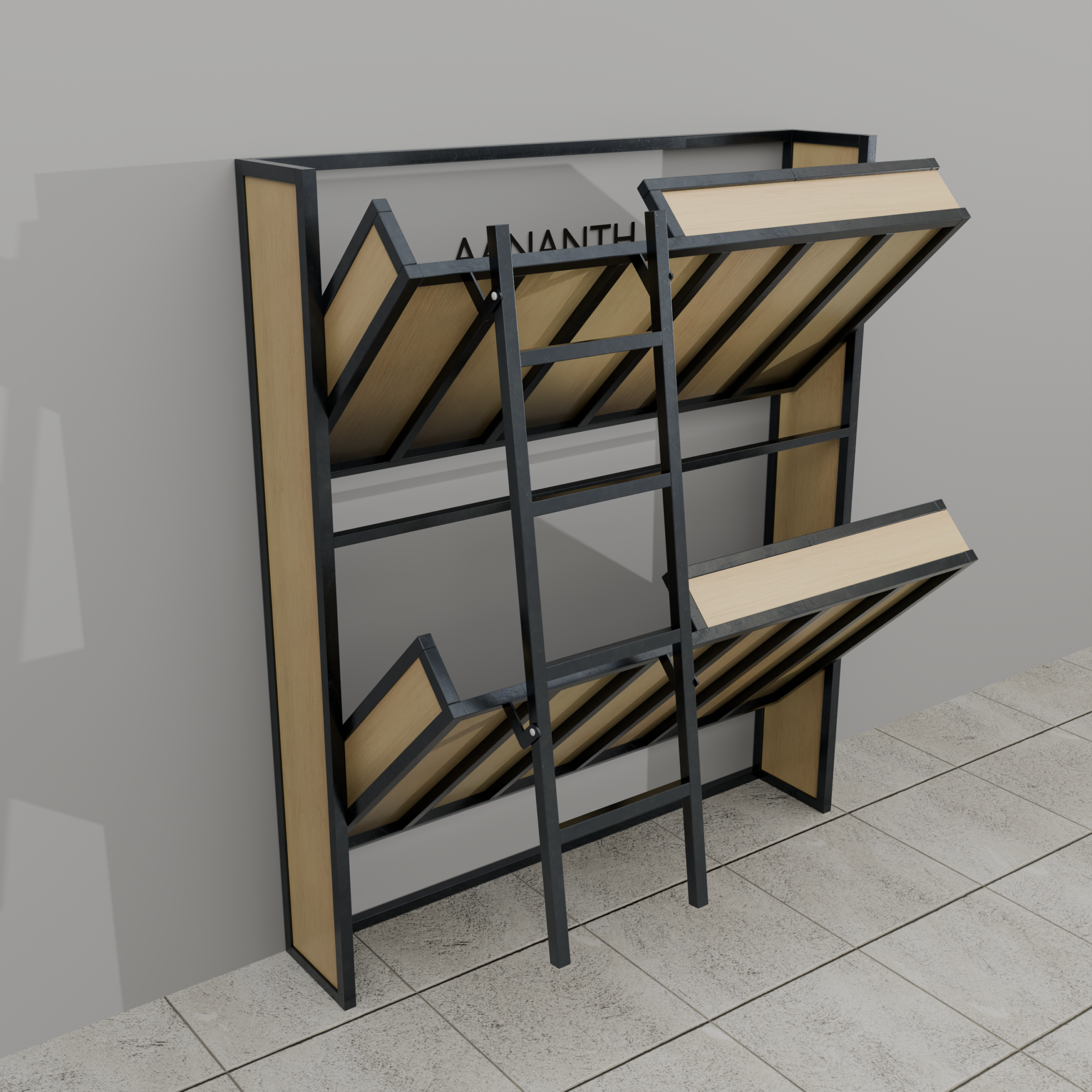 Aananth™ Ultra-Slim Wall-Mounted Folding Bunk Bed