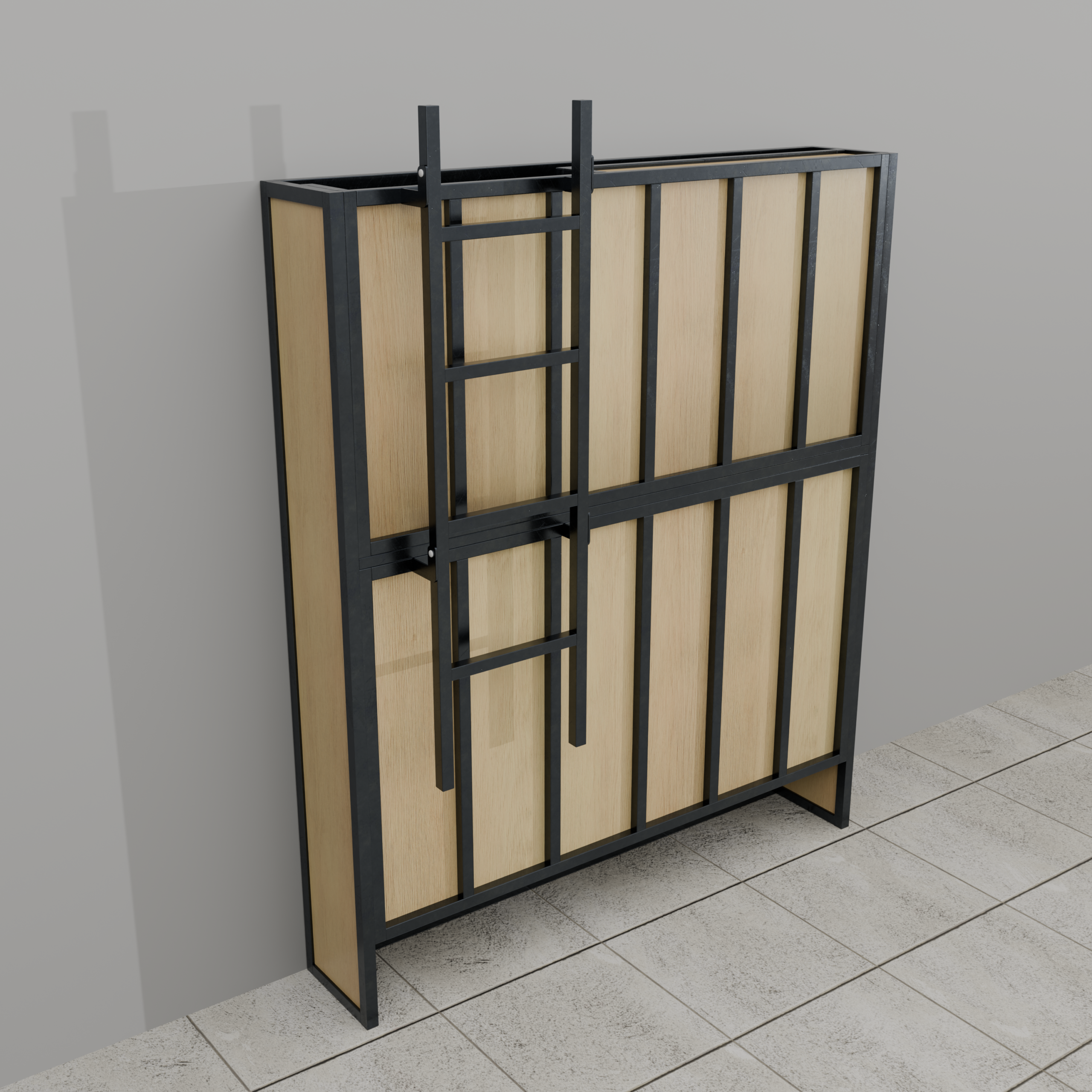 Aananth™ Ultra-Slim Wall-Mounted Folding Bunk Bed