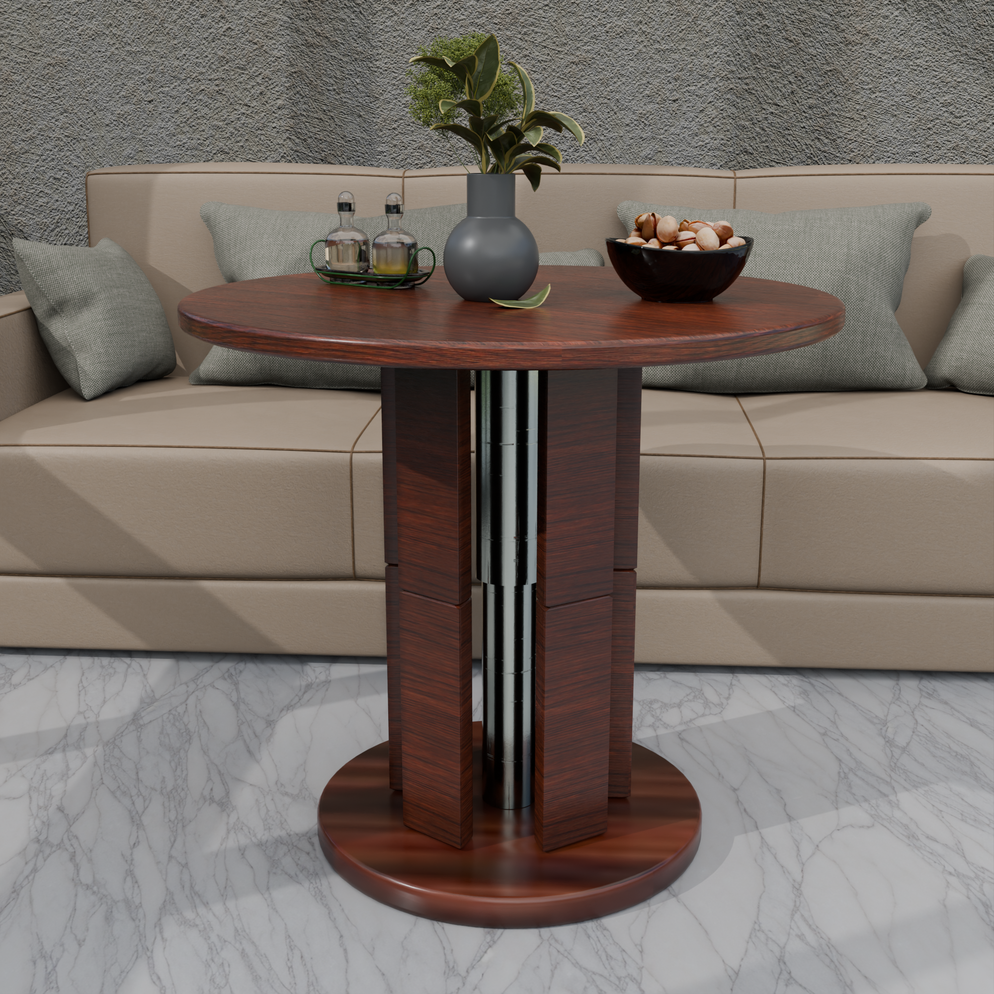 Helix Rising Table | 2-Level Adjustable Height Coffee & Dining Table