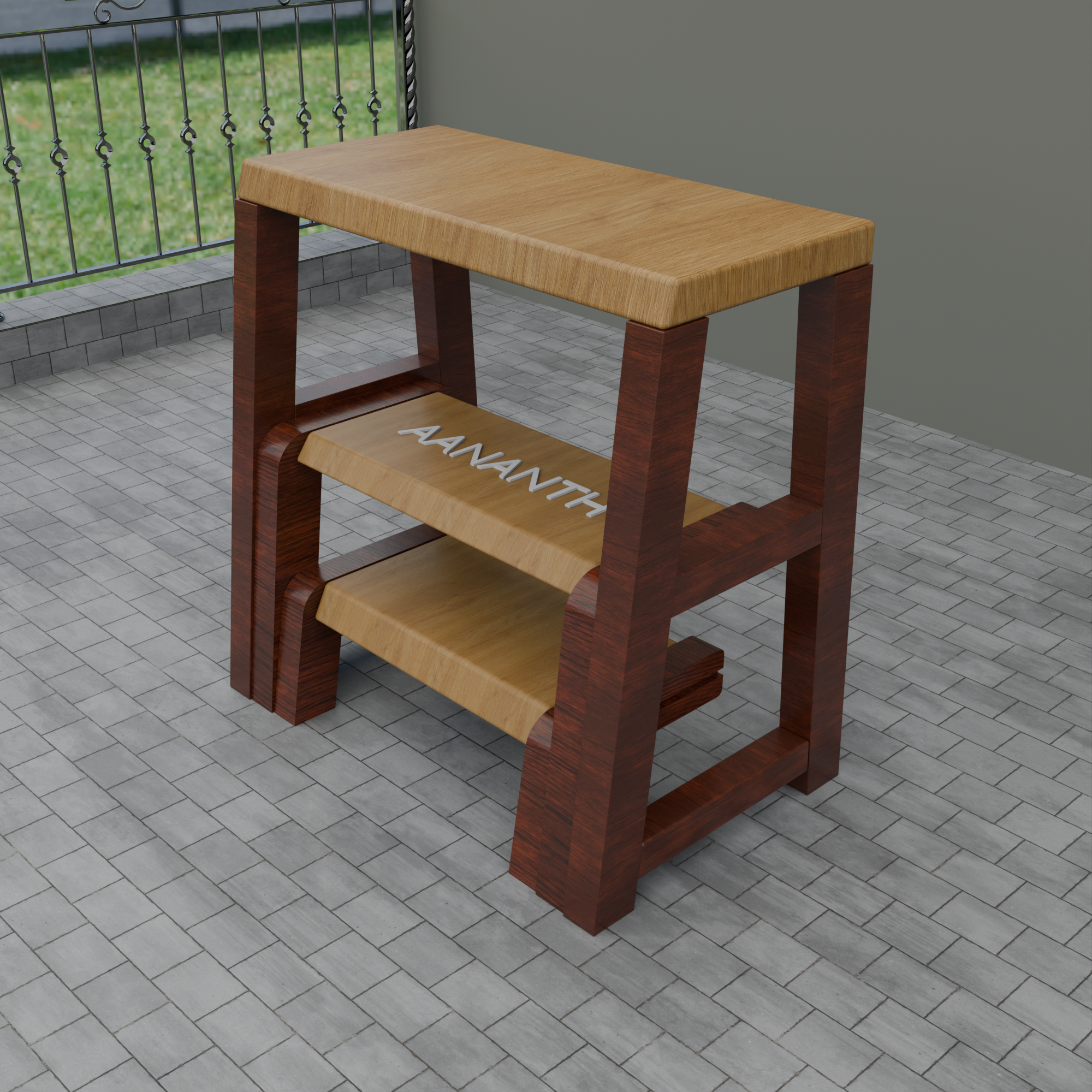 Step-Up Transformer | 2-in-1 Folding Library Ladder, Study Stool