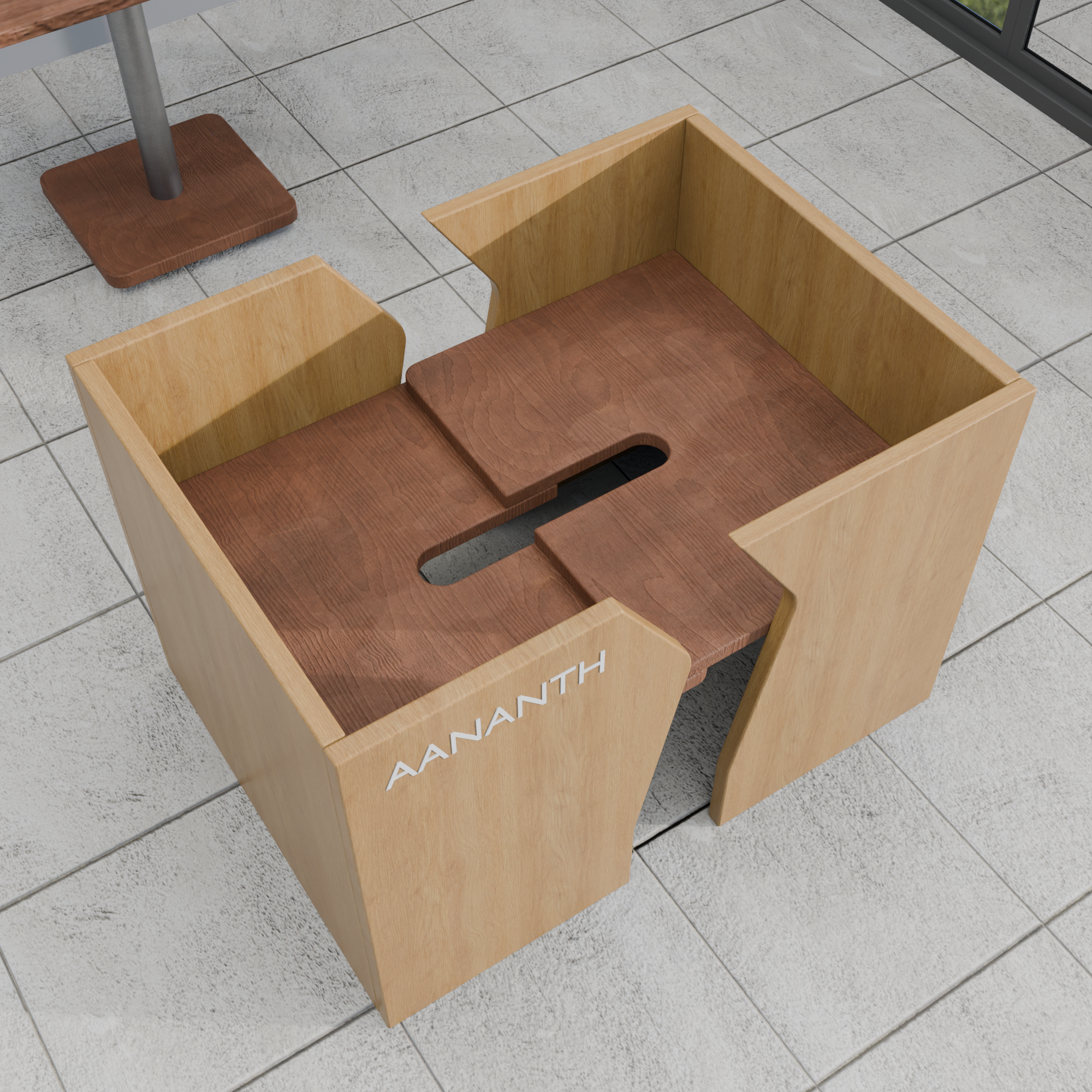 Compact Nested Dining Set | 3-Piece Space-Saving Breakfast Table