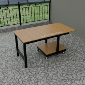 Pivot-Flow Dual-Mode Table | Convertible Study Desk & Dining Station