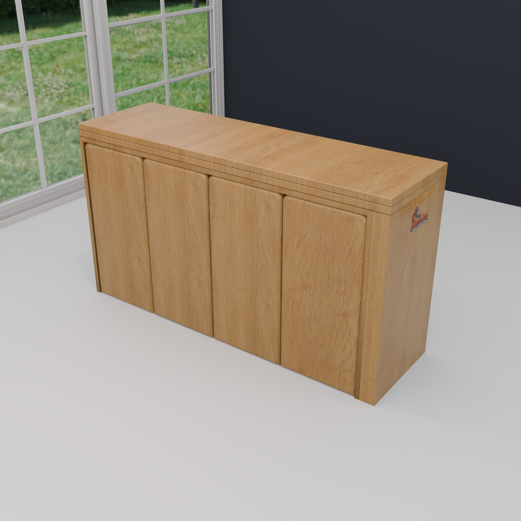 Butterfly Space-Saver Dining Suite | Expandable Folding Table with 4 Hidden Nested Chairs