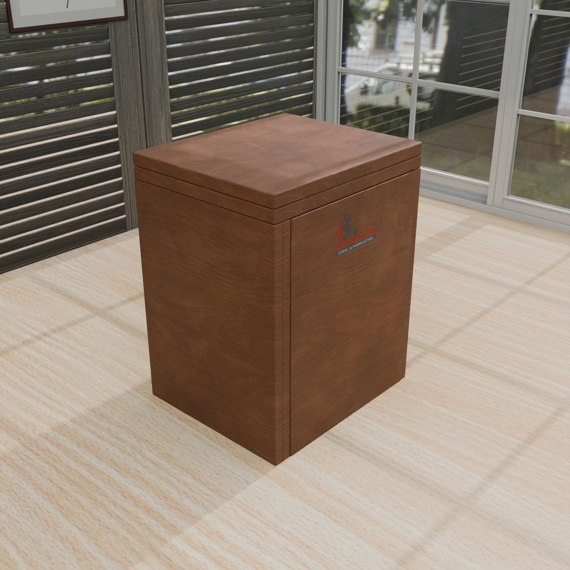 Dual-Persona Vanity & Study Station | All-in-One Compact Desk with Nested Hidden Chair